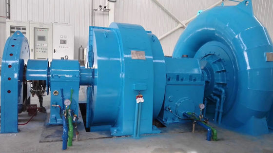 Producción de energía hidroeléctrica desde 0.1m3/s hasta 100m3/s