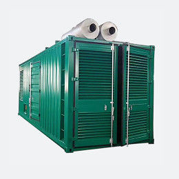 Unidad generadora en contenedores de 100 kW para una producción de energía duradera y de larga duración