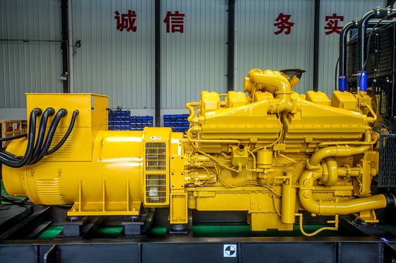 Conjuntos de generadores de gas de 800-1500 kW para una alta potencia de salida y una operación fácil