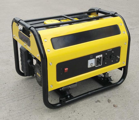 Conjunto de generador de gasolina de 720 × 492 × 655 mm con potencia nominal de 6,25 KVA y peso neto de 130 kg