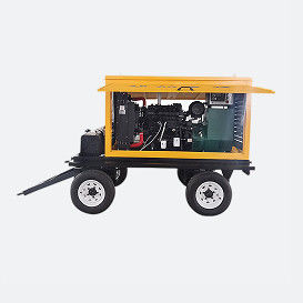 Conjunto de generador de remolque de salida de 100 kW para aplicaciones de trabajo pesado