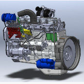 4.214L Máquina de desplazamiento Motor diésel 1500 r/min