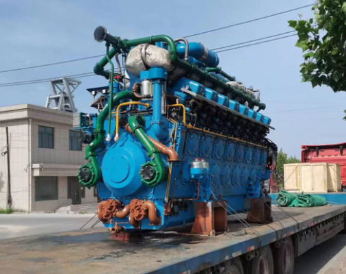 Peso de referencia de 12000 kg Conjunto de generador de energía para grandes potencias de salida de 3000 kW